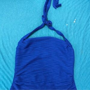 SHEIN Kids Royal Blue Textured One Piece